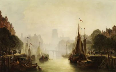 Canal en Ámsterdam